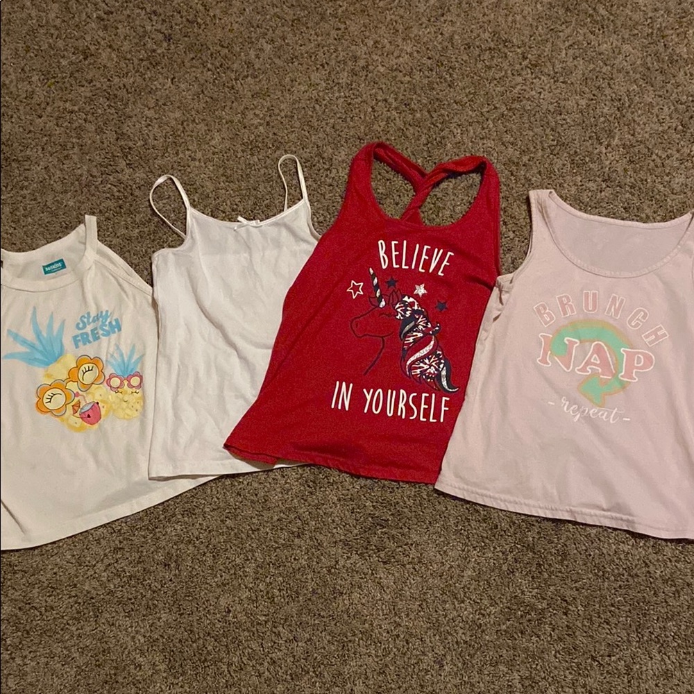 Kids Graphic Tank Top - Red